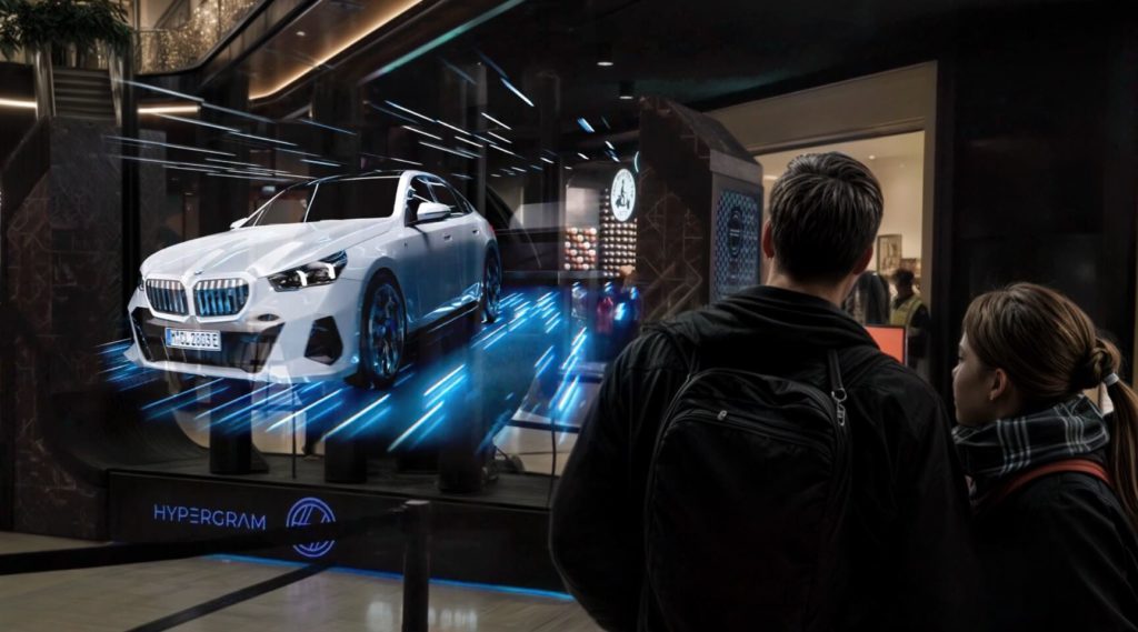 3D hologram projector for automotive