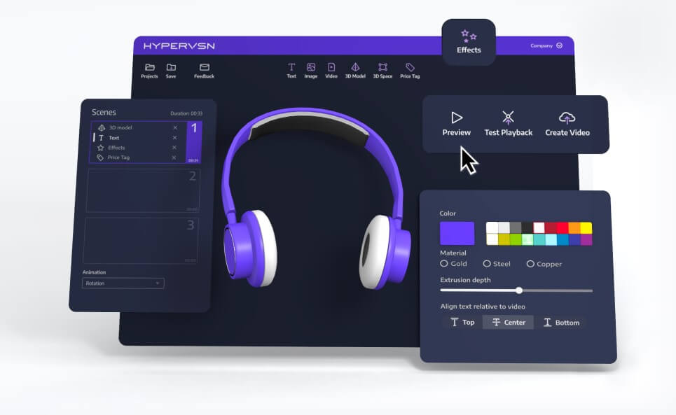 How does HYPERVSN work from a content perspective